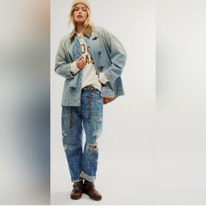 WE THE FREE PEOPLE MOXIE LOW SLUNG PULL ON BARREL